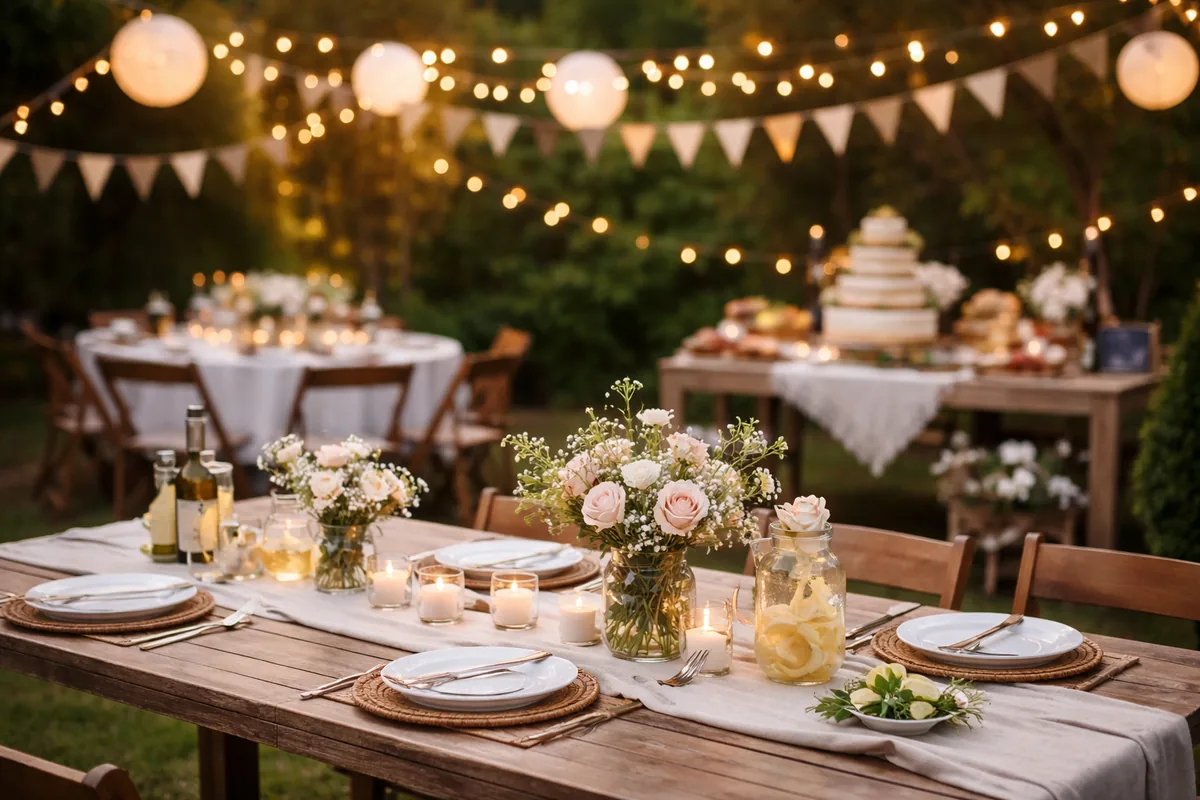 Comment organiser une réception de mariage avec un petit budget